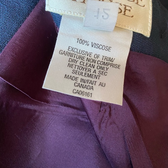 VINTAGE HERITAGE HOUSE 100%VISCOSE PENCIL-SKIRT Sz 12 - Picture 6 of 12